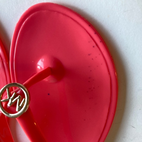 Michael Kors Ultra Pink Jelly Flip Flops size 10.5 - Picture 11 of 14